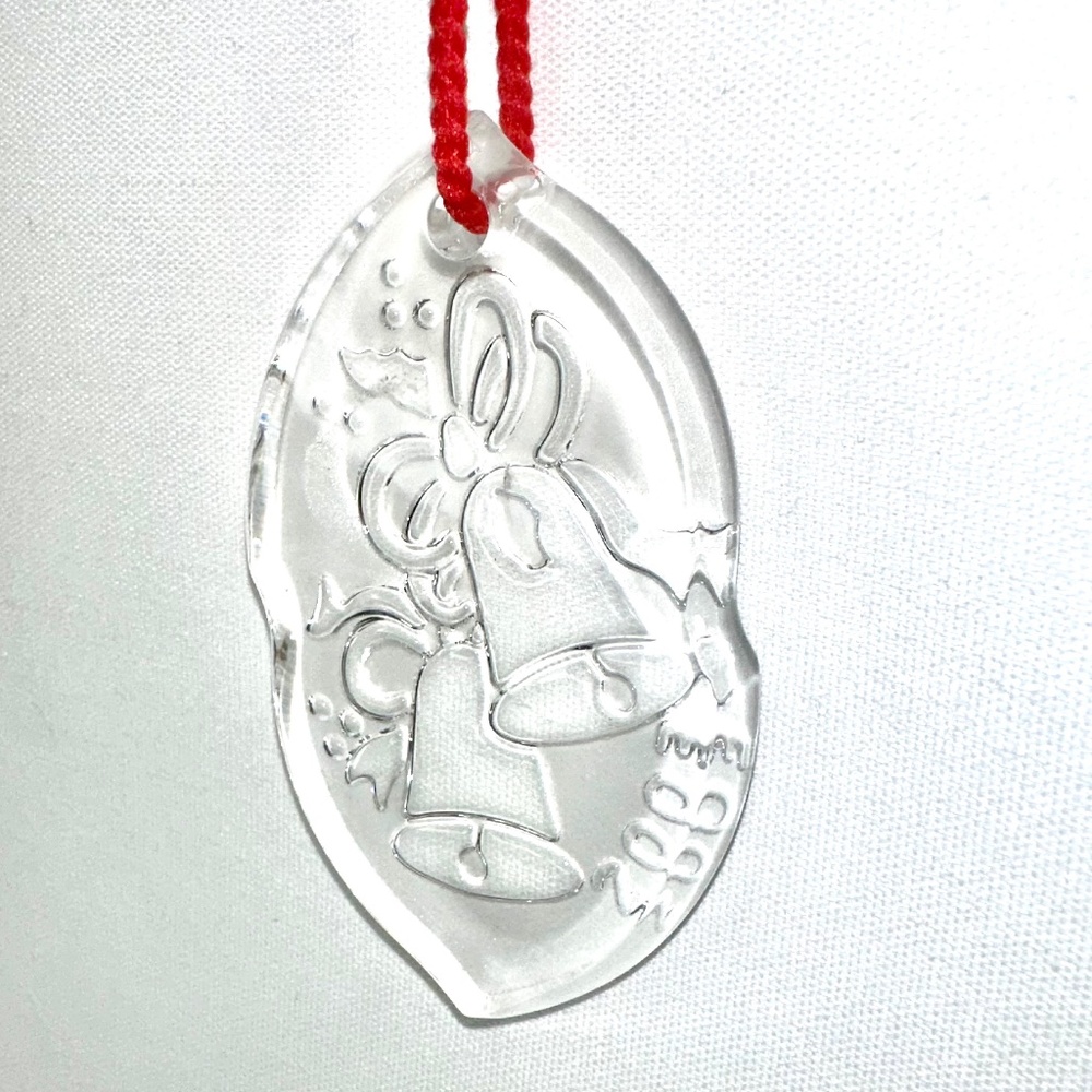 Waterford Crystal SONG OF CHRISTMAS 2003 8th Edition Silver Bells Ornament xmas